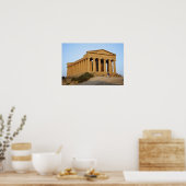 Griekse tempel poster (Keuken)