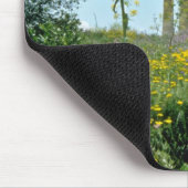 Griekse tempel, Segesta, Sicilië, Italië bloemen Muismat (Hoek)