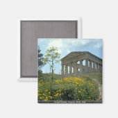 Griekse tempel, Segesta, Sicilië, Italië Magneet (Voorkant / Achterkant)