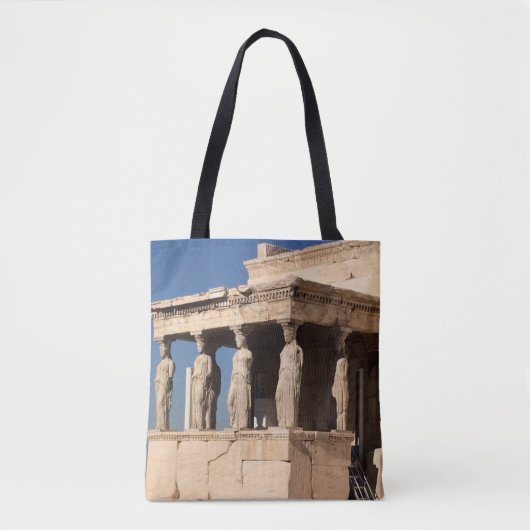 Griekse tempel tote bag (Voorkant)