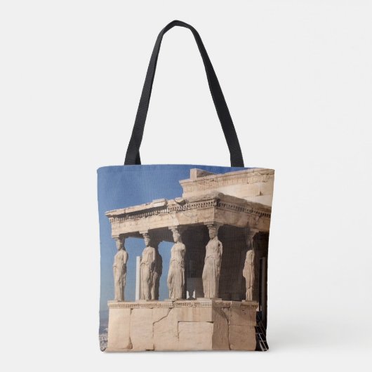 Griekse tempel tote bag (Achterkant)