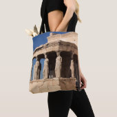 Griekse tempel tote bag (Dichtbij)