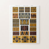 Griekse textielkunst legpuzzel (Verticaal)