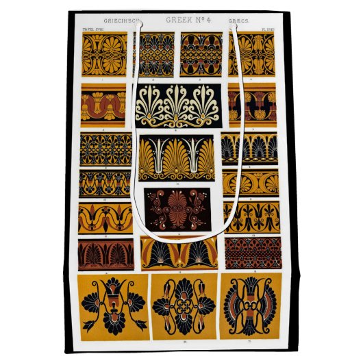 Griekse textielkunst medium cadeauzakje (Achterkant)