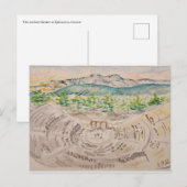Griekse Theater Ansichtkaart Briefkaart (Voorkant / Achterkant)