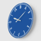Griekse tijd - klok met Griekse cijfers (Hoek)
