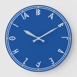 Griekse tijd - klok met Griekse cijfers