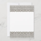 Griekse Toga nodigt uit met stenen elementen Kaart (Achterkant)