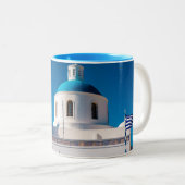 GRIEKSE TRADITIONELE SCHOONHEID TWEEKLEURIGE KOFFIEMOK (Voorkant rechts)