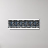 Griekse troep voor zwarte cijfers canvas afdruk (Voorkant)