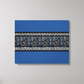 Griekse troep voor zwarte cijfers canvas afdruk (Voorkant)