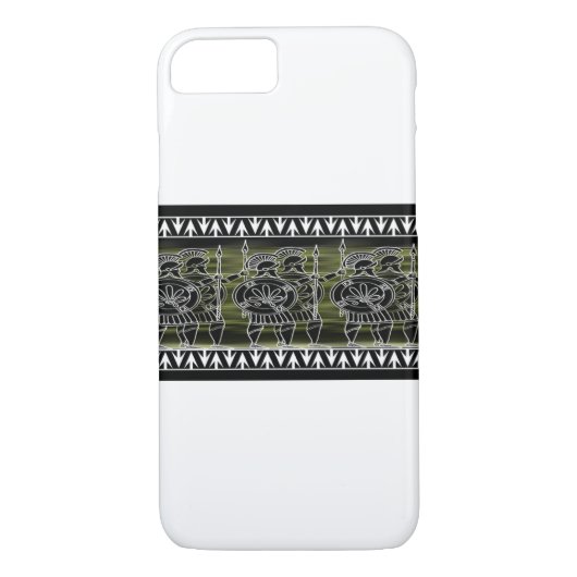 Griekse troep voor zwarte cijfers Case-Mate iPhone case (Achterkant)