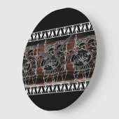 Griekse troep voor zwarte cijfers grote klok (Hoek)