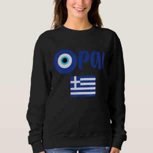 Griekse trots Opa Griekse vlag Hellas Griekenland Trui