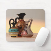 Griekse Vases Mousepad Muismat (Met muis)