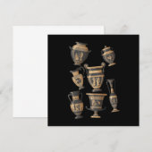 Griekse vaskeramische keramiek Porcelain Hobby Gif Kaart (Voorkant / Achterkant)