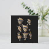 Griekse vaskeramische keramiek Porcelain Hobby Gif Kaart (Staand voorkant)
