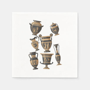 Griekse vaskeramische keramiek Porcelain Hobby Gif Servet