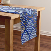 Griekse versiering met Meander Key Korte Tafelloper (Voorbeeld)