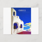 griekse vintage briefkaart (Voorkant)
