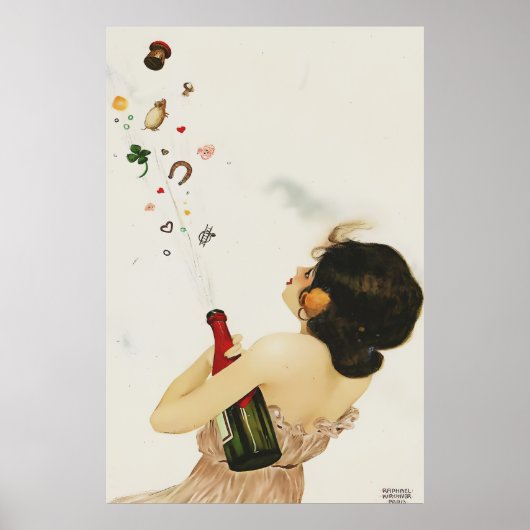 Griekse virussen door Raphael Kirchner Art Nouveau Poster (Voorkant)