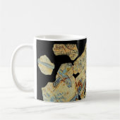 griekse visschilderij fresco art mural resto koffiemok (Links)