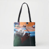 Griekse Vissen Boat Tote Bag (Voorkant)