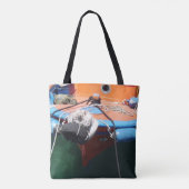 Griekse Vissen Boat Tote Bag (Achterkant)