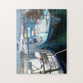 Griekse Vissen boten Legpuzzel (Verticaal)
