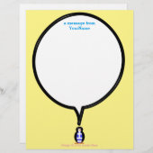 Griekse vlag aan het woord Ms Penguin Stationery (Voorkant / Achterkant)