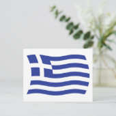 Griekse Vlag Ansichtkaart Briefkaart (Staand voorkant)