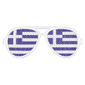 Griekse vlag aviator zonnebril (Voorkant)