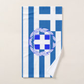Griekse vlag bad handdoek (Handdoek)
