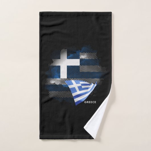 Griekse vlag bad handdoek (Handdoek)