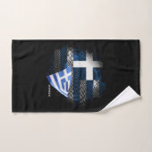 Griekse vlag bad handdoek (Handdoek)