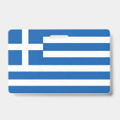 Griekse vlag badge (Achterkant)