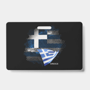 Griekse vlag badge
