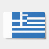 Griekse vlag badge (Achterkant)
