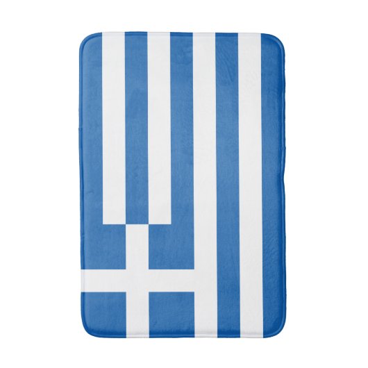 Griekse vlag badmat (Voorkant Verticaal)