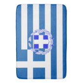 Griekse vlag badmat (Voorkant Verticaal)
