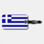 Griekse vlag bagagelabel (Achterkant horizontaal)