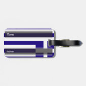 Griekse vlag bagagelabel (Achterkant horizontaal)