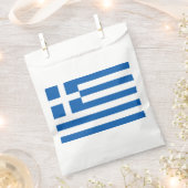 Griekse vlag bedankzakje (Geknipt)