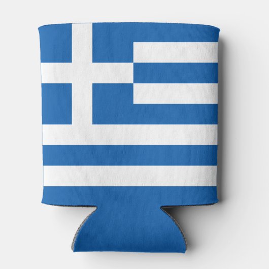 Griekse vlag blikjeskoeler (Achterkant)