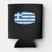 Griekse vlag blikjeskoeler (Voorkant)