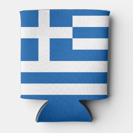 Griekse vlag blikjeskoeler (Voorkant)