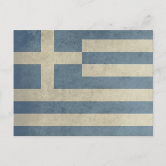  Griekse vlag Briefkaart (Voorkant)