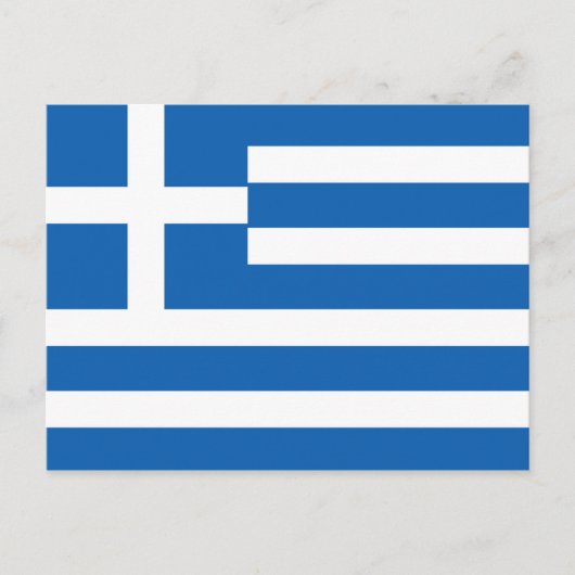 Griekse vlag briefkaart (Voorkant)