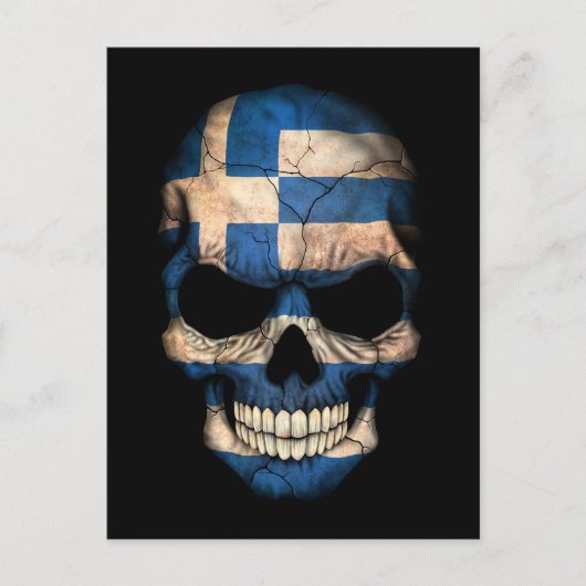 Griekse vlag Briefkaart (Voorkant)