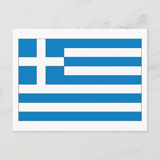 Griekse vlag briefkaart (Voorkant)